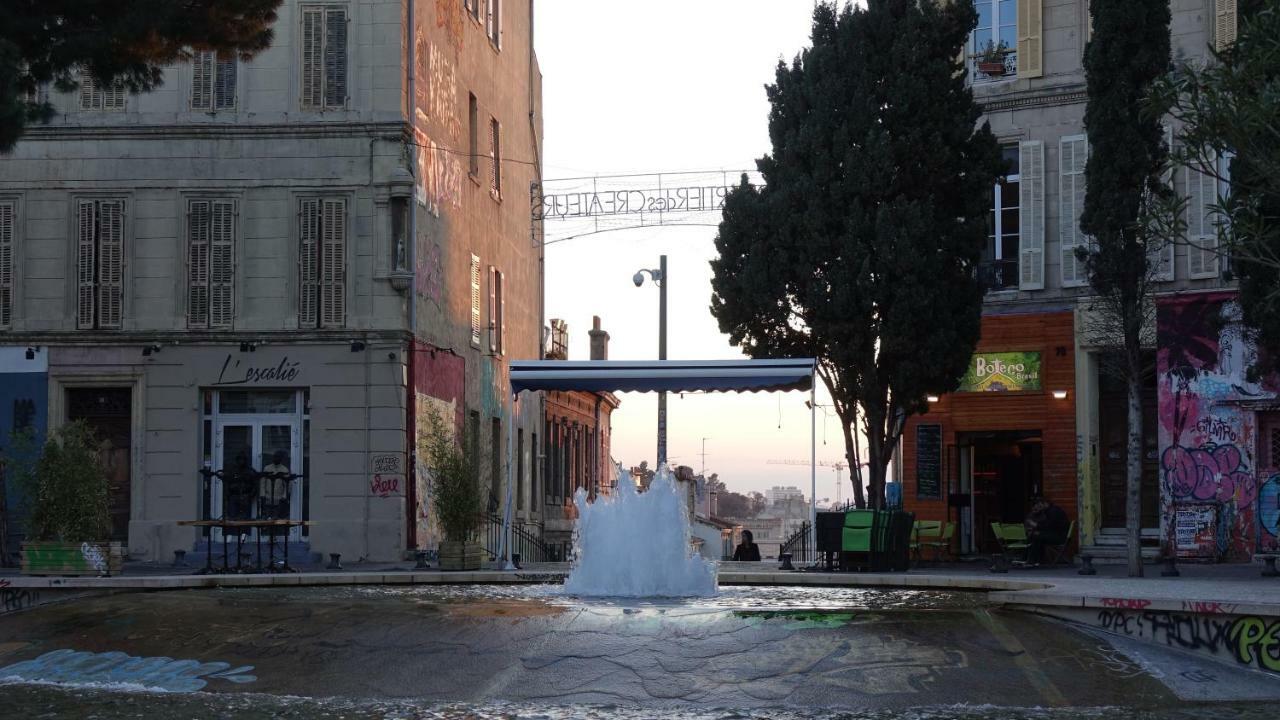 Quartier Des Createurs "La Plaine Cours Julien" Chambre Privee Dans Appartement Menage Frequent Des Parties Commune Marseilles Buitenkant foto
